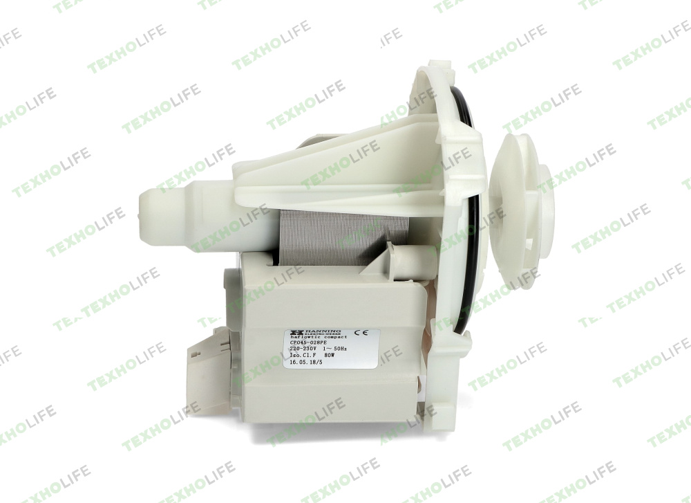 Насос посудомоечной машины, Whirlpool, Bauknecht, Ignis, 480140102395, MTR506WH