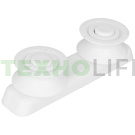 Колесо (ролик) корзины ПММ, Indesit, Ariston, Whirlpool, 480140101547