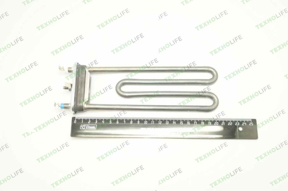 ТЭН стиральной машины, 2000W, L-200мм, прямой c отверст., Bosch 267512, Thermowatt, HTR012BO