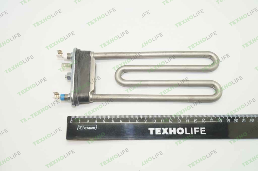 ТЭН стиральной машины, 1500W, L-180мм, прямой без отверст., CANDY  90457730, HTR000ZW