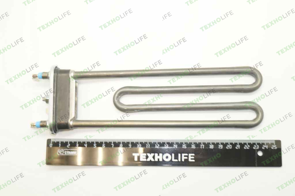 ТЭН стиральной машины, 1950W, L-231мм, прямой, с отв. унив-ый Electrolux, Whirlpool, Bosch HTR008ZN