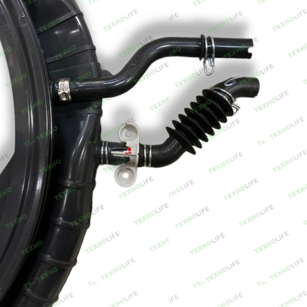 Манжета люка стиральной машины, Haier, 2 отвода, 0020301453RU