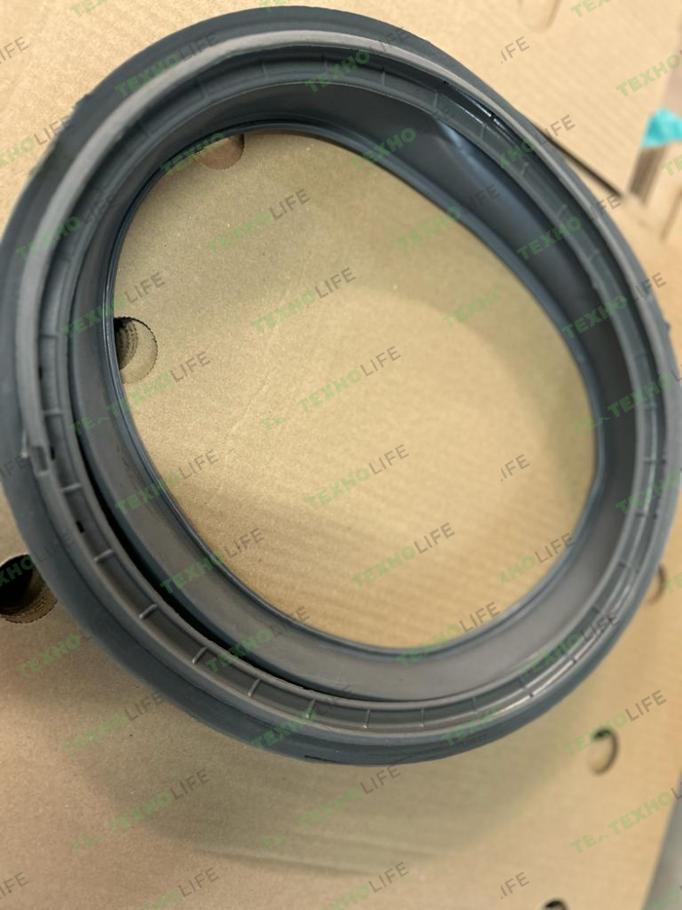 Манжета люка стиральной машины, Indesit, Ariston, C00145390, GSK023ID, тёмная