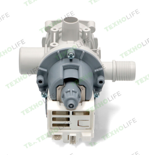 Насос стиральной машины, Askoll, 40W, на 3 винтах назад с улиткой на Samsung PMP001SA