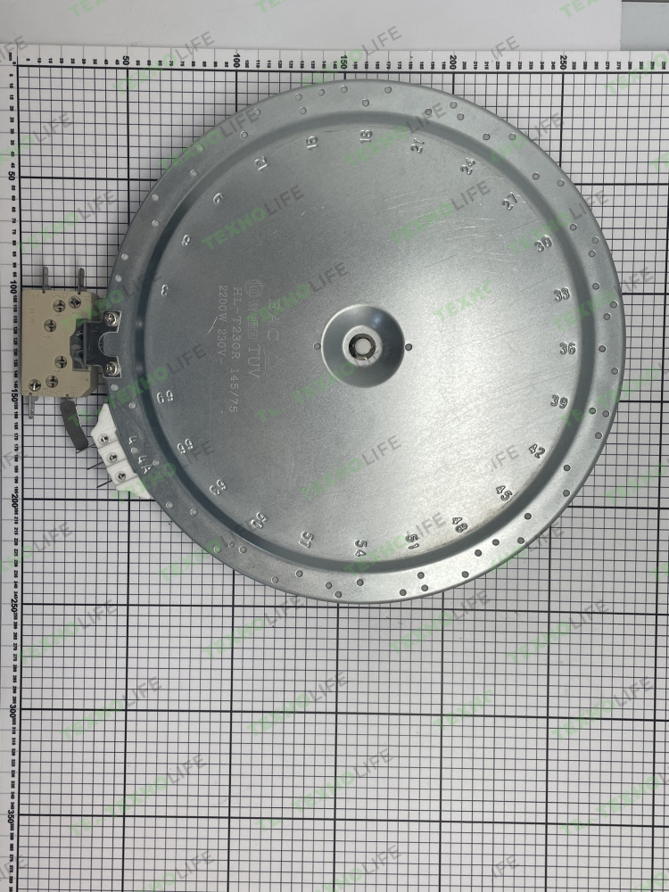 Конфорка стеклокерам. плиты, 750/2200W, D-230мм, Ariston, 481231018895, COK1054UN, WEBO, Китай