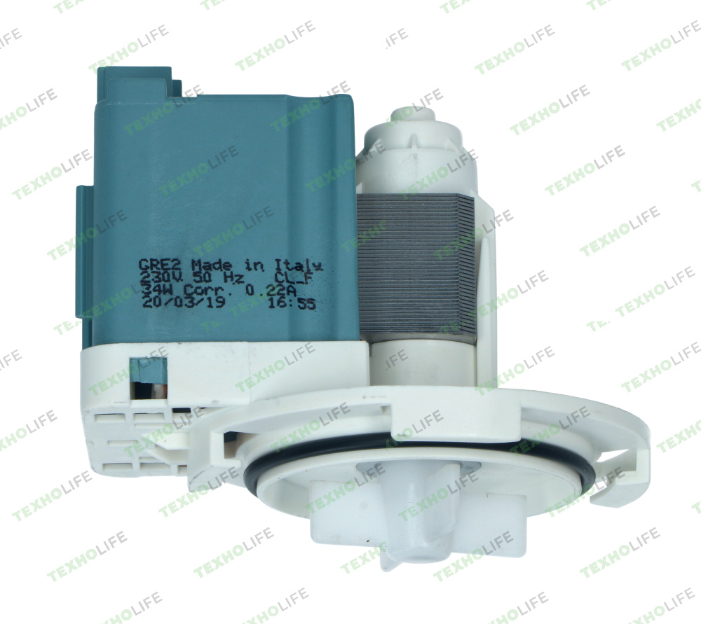 Насос стиральной машины, GRE, 34W, на 4-ех защелках, фишка назад, Ardo, PMP011AD