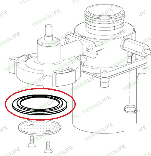 Кольцо уплотнительное кофемашины, DeLonghi, 5513200419