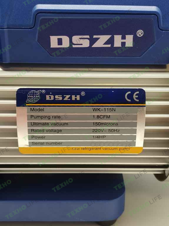 Вакуумный насос 1-ст DSZH WK-115N (42 л/мин.) Вес 4,2 кг