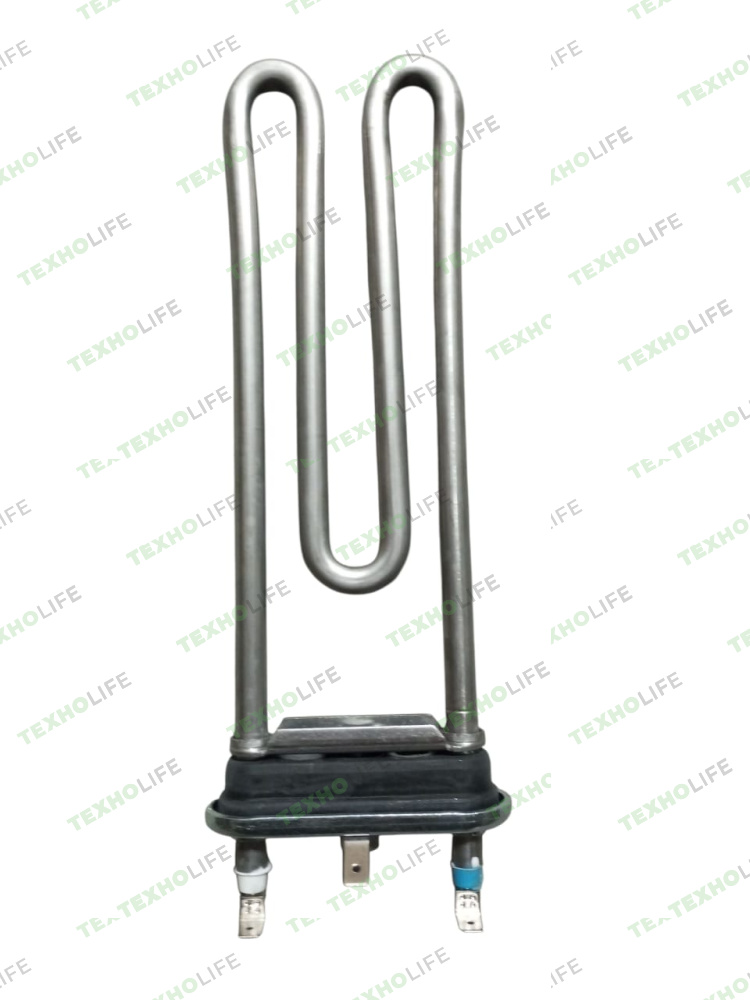 ТЭН стиральной машины, 2000W, L-205мм, прямой c отверст., Bosch 316025800, T-Control, Метал. бак