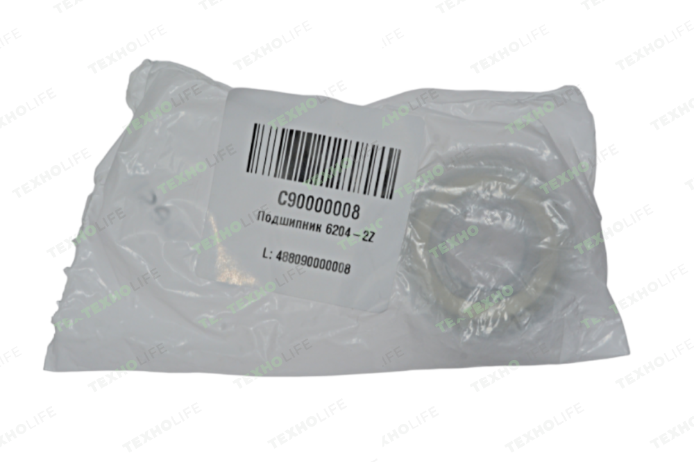 Подшипник 6204 ZZ (20*47*14) WUXI WHRBC, оригинальная упаковка Indesit, Китай