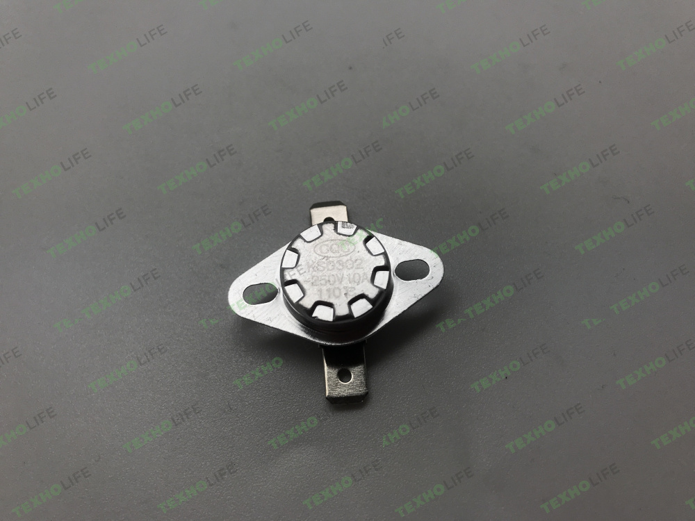 Датчик температуры, KSD, 110°С, 220V 10A, TCH003