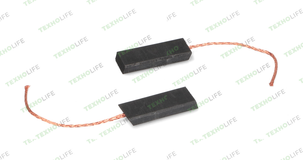 Щетки электродвигателя стиральной машины, 5*13,5*35мм провод от центра, моно