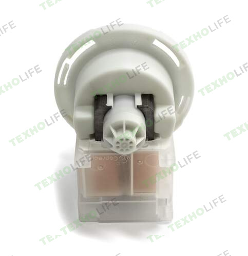Насос стиральной машины, Copreci, 30W, на 4-ех защелках. фишка вперед, Bosch, PMP035BO