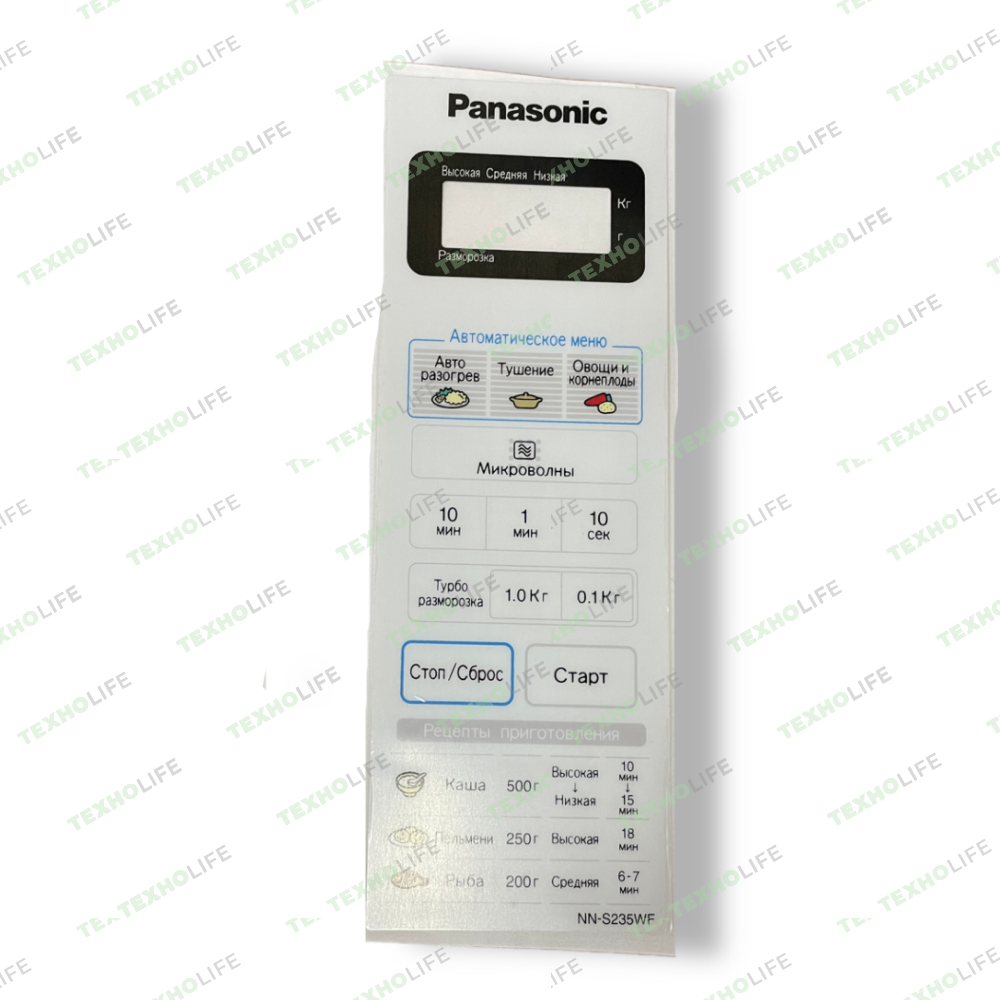 Сенсорная панель СВЧ, Panasonic, NN-S235WF, F630Y6S20HZP