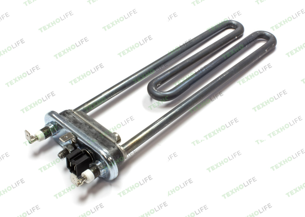 ТЭН стиральной машины, 2050W, L-235-180мм, Whirlpool, с датчиком, 00201244, HTR003WH, Thermowatt