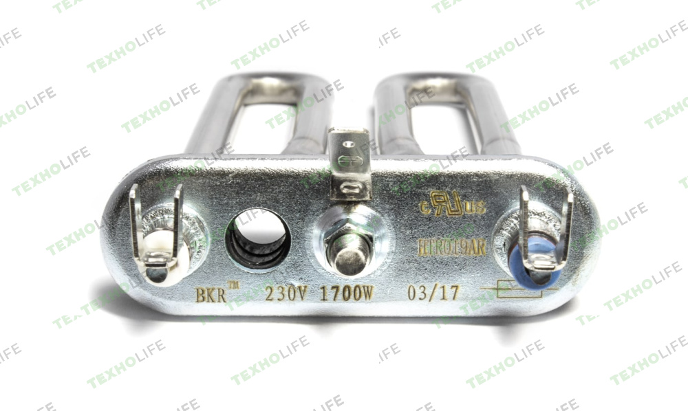 ТЭН стиральной машины, 1700W, L-170мм, универс., Ariston, T-Control, 316029600, Двойная клемма