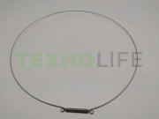 Хомут манжеты люка стиральной машины, Beko, Blomberg, 2603900900, передний