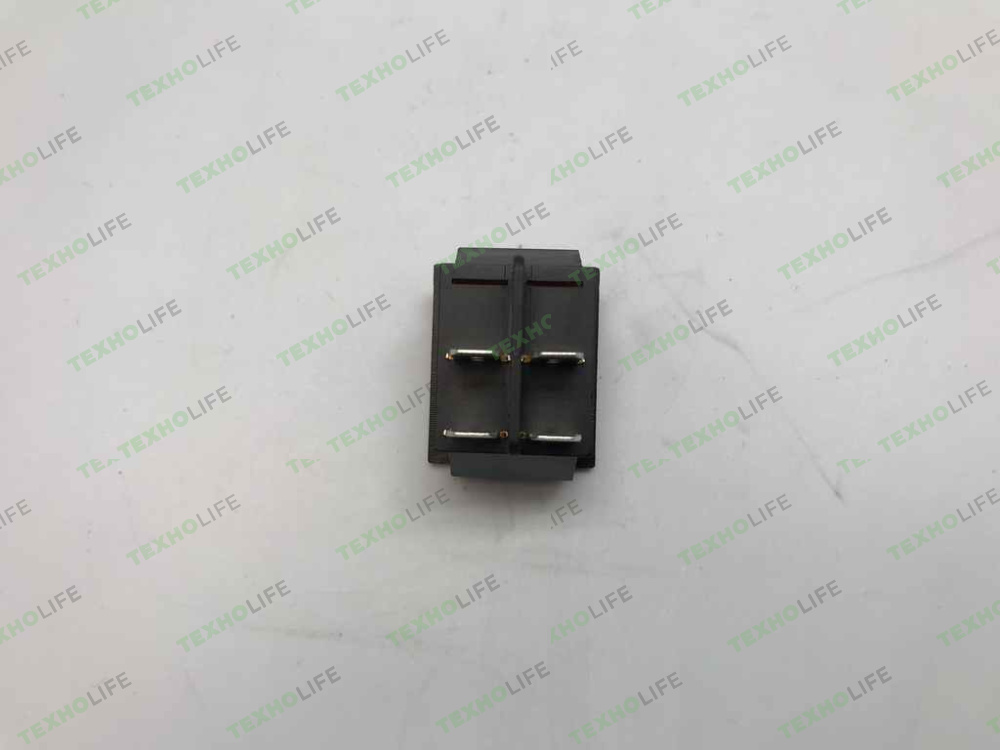 Выключатель желтый KCD4 16А 250V, 20A 125V (4-х контакт.) клавишный