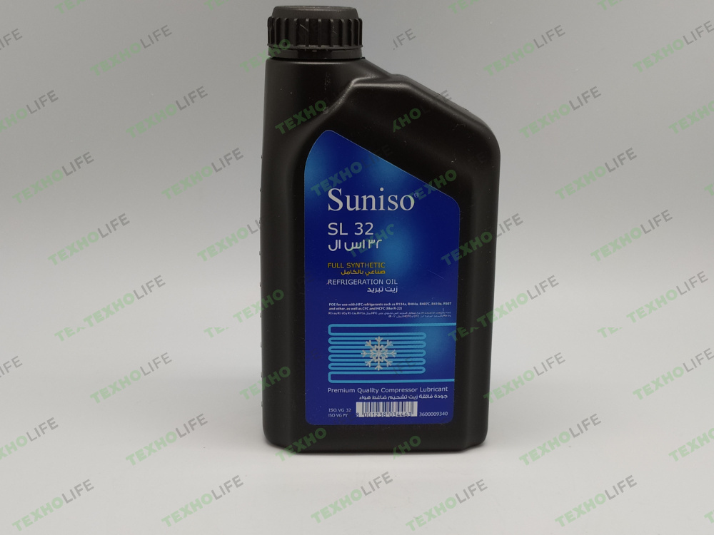 Масло для компрессоров, Suniso SL 32 (1л), синтетическое