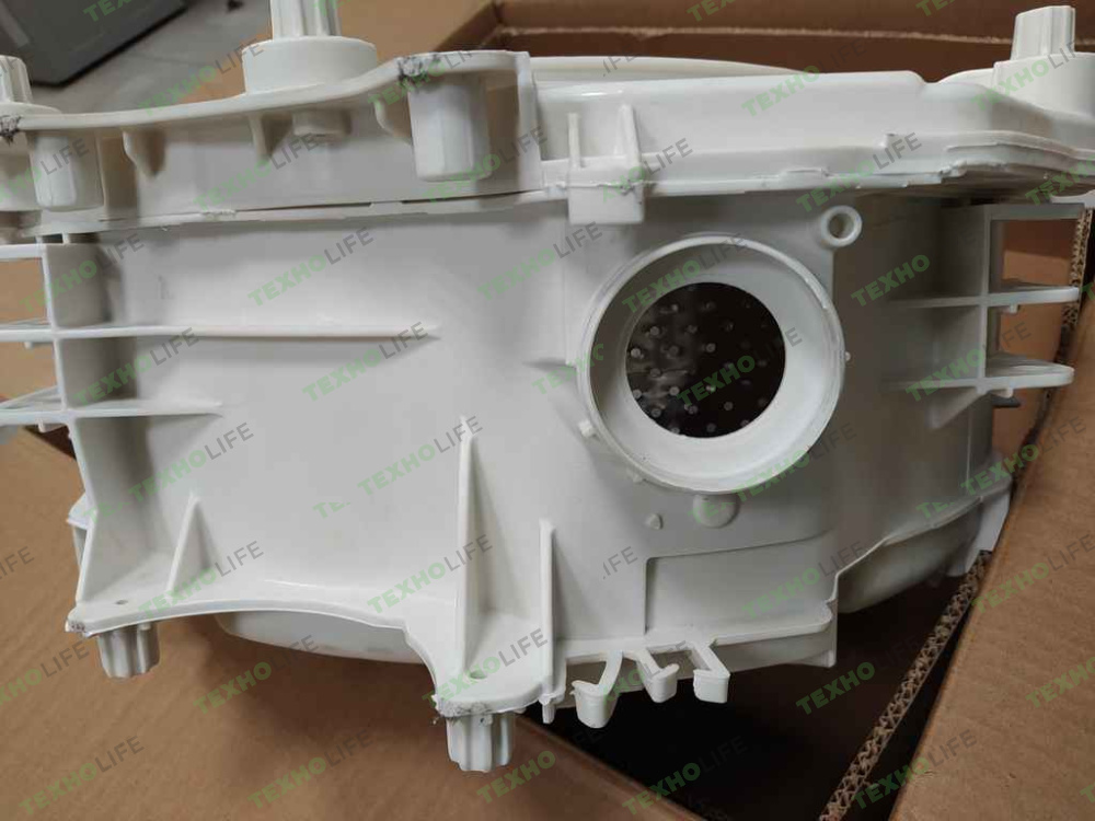 Бак стиральной машины, Indesit, со шкивом, без тэна, узкий, 33см, C00118020
