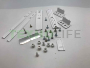 Комплект креплений для одной двери встраиваемых холодильников INDESIT, WHIRLPOOL 481231028208