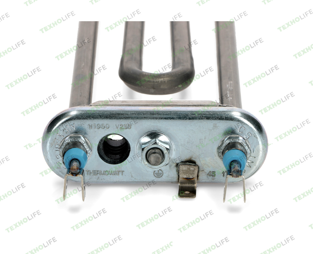 ТЭН стиральной машины, 1950W, L-231мм, прямой, с отв. унив-ый Electrolux, Whirlpool, Bosch HTR008ZN