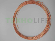 Труба капиллярная 2,06*0,78 (толщина стенки - 0,637), бухта по 15м (для R-22)