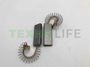 Щетки электродвигателя стиральной машины, 5*12,5*35мм, (комплект 2 шт, с пружиной) мономатериал