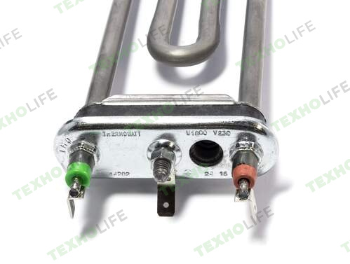 ТЭН стиральной машины, 1800W, L-190*135мм, с отверст., ARISTON, C00255096, HTR004AR