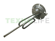 ТЭН водонагревателя, Ariston,1800W, фланец 125мм, нерж. сталь, клеммы под разъем, под анод М8,150829