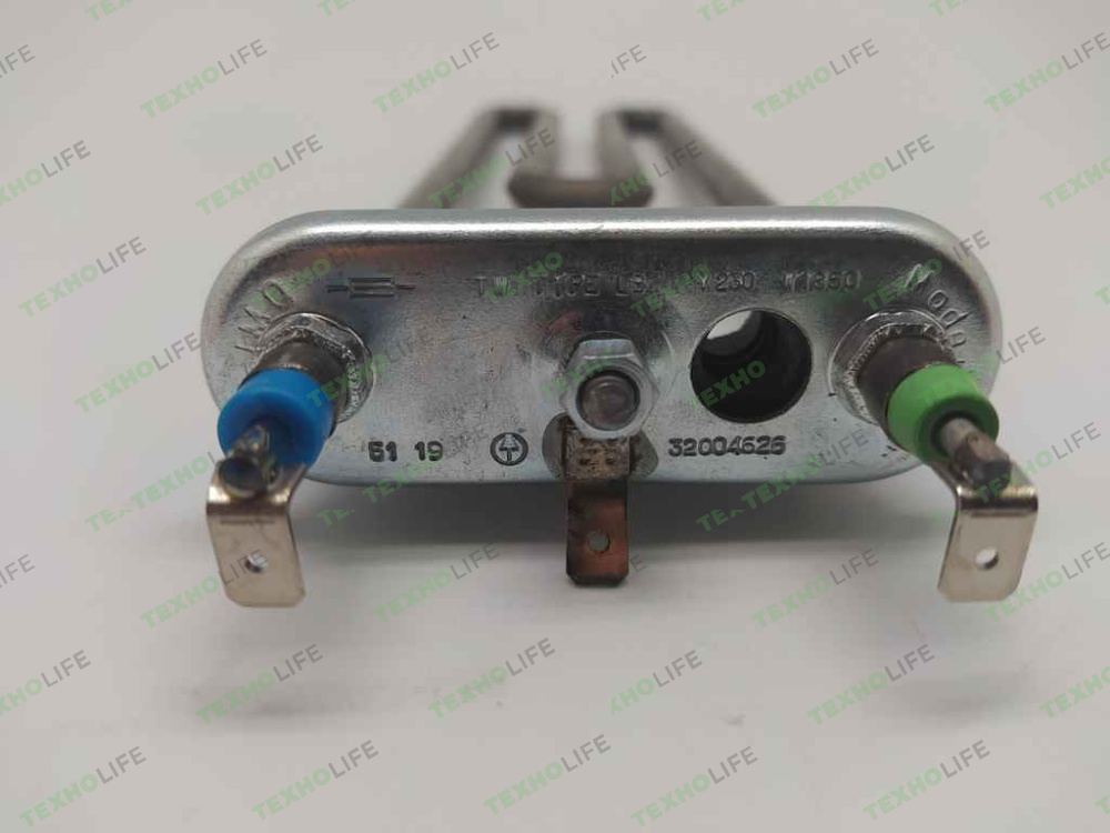 ТЭН стиральной машины, 1850W, L-215мм, прямой, с отверст., 32004626, HTR002VE, Vestel, Thermowatt