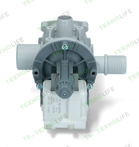 Насос стиральной машины, HANYU, 30W, на 3-ех винтах, с улиткой, Samsung, DC90-11110K, PMP002SA