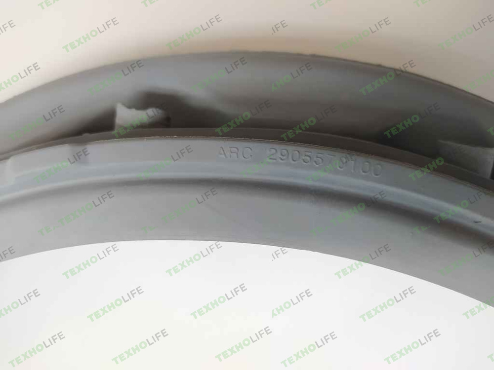 Манжета люка стиральной машины, Beko, 2466300303, GSK013AC до 5кг, с отводами