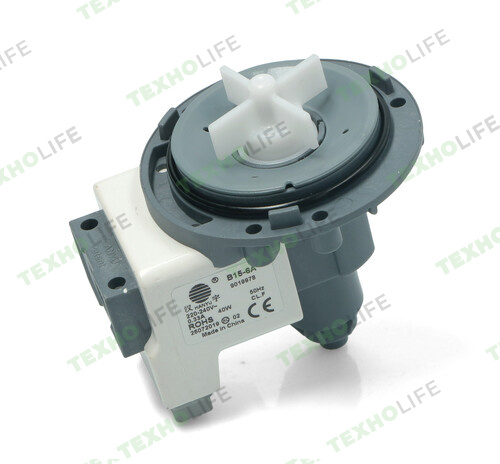 Насос стиральной машины, HANYU, 40W, на 3-ех, винтах, клеммы назад, PMP520UN, AV54516