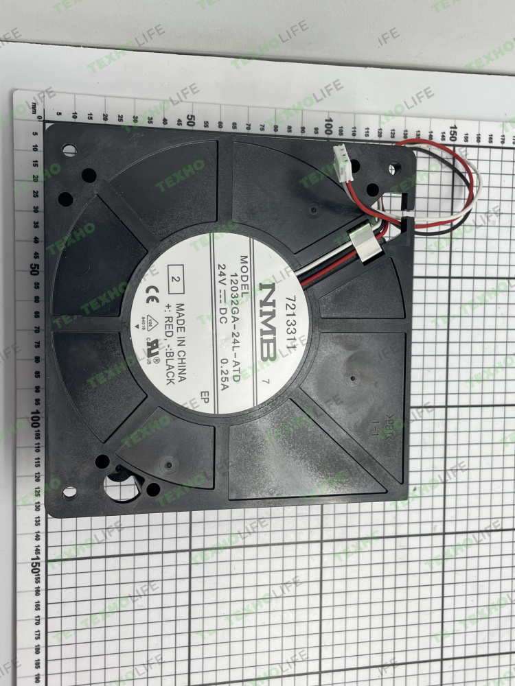 Вентилятор индукционной варочной панели, Bosch, Siemens, 12032GA-24L-ATD, NMB, 24V, 0.25A, 12008984