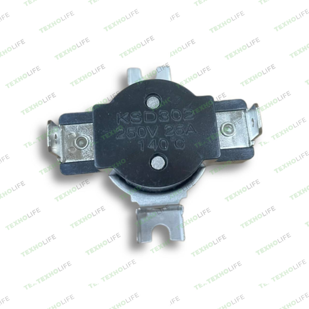 Датчик температуры, для духовых шкафов Haier Whirlpool и другие,  KSD302, 140°С, 250V 25A, TR045