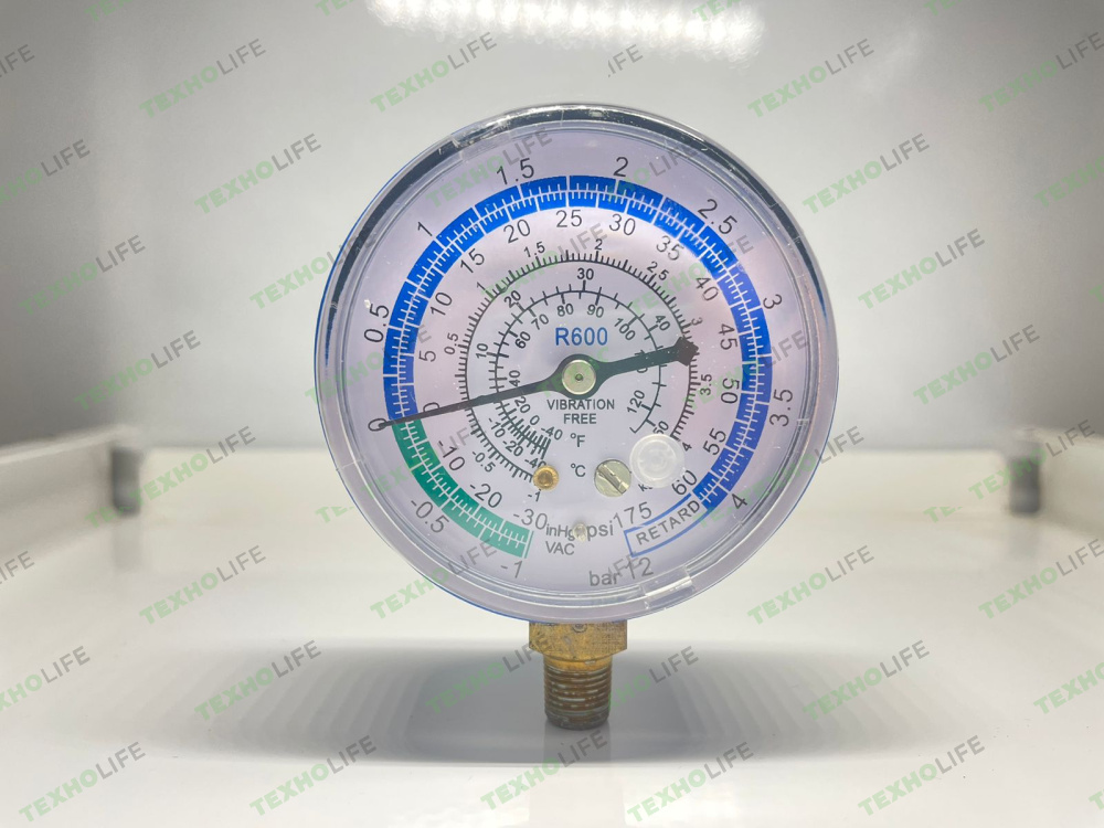 Манометр R600 низкого давления (68мм) Манометр R600 низкого давления (68мм)