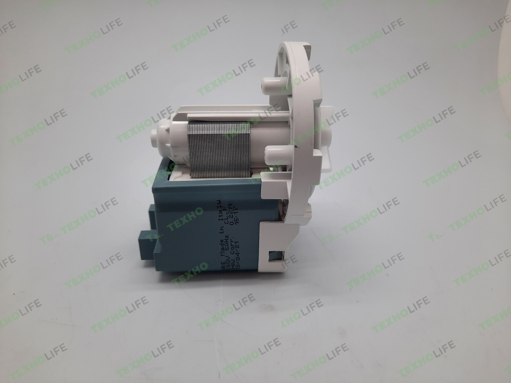 Насос стиральной машины, GRE, 34W, на 8 защелках, клеммы назад, PMP201UN