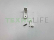 Крючок люка стиральной машины, Candy, 92676287, с направляющей