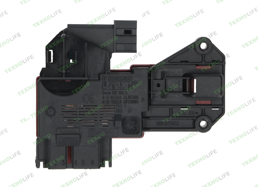 УБЛ (Замок) стиральной машины, Indesit, Ariston, Whirlpool, 481228058019, INT004WH
