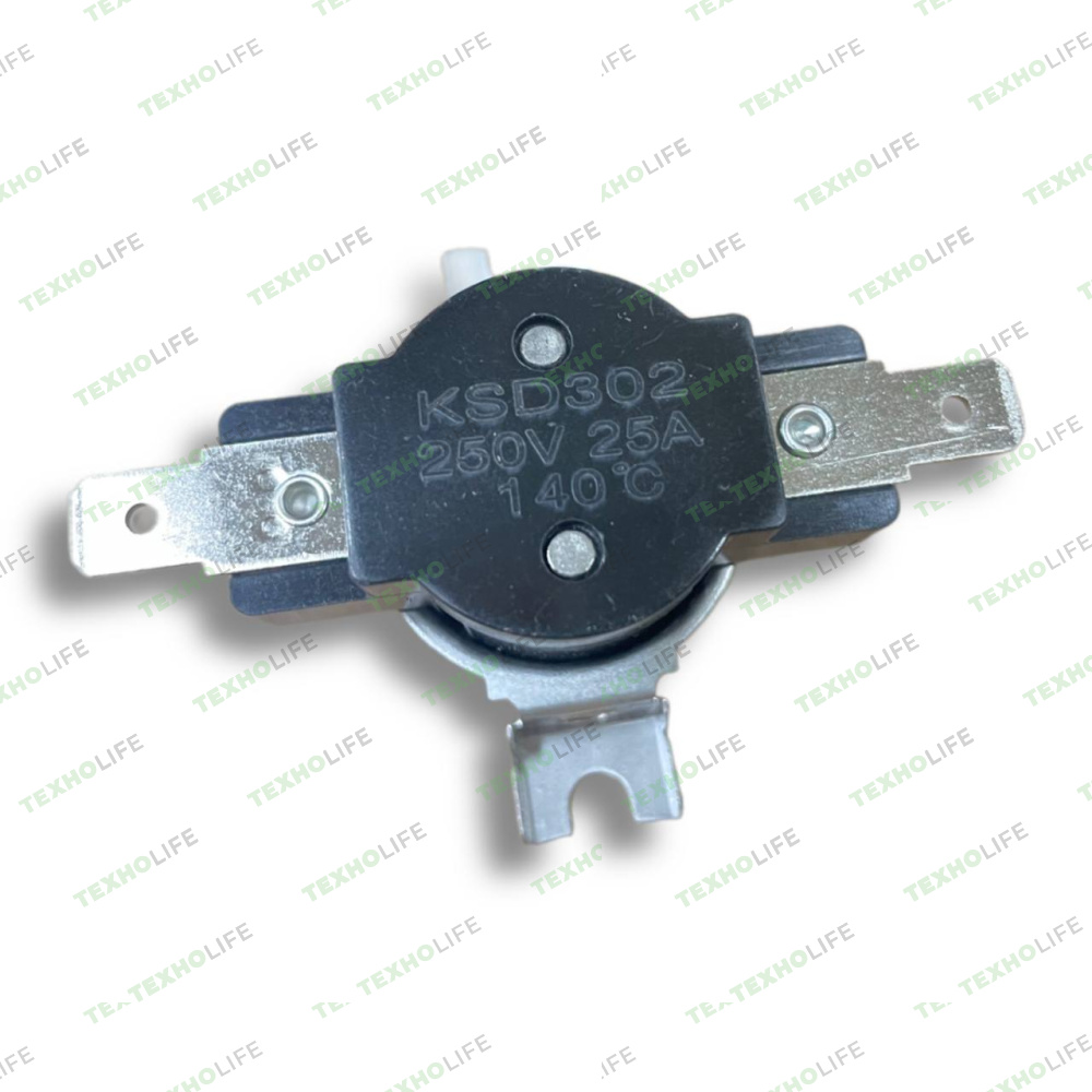 Датчик температуры, для духовых шкафов Haier Whirlpool и другие, KSD302, 140°С, 250V 25A, TR041