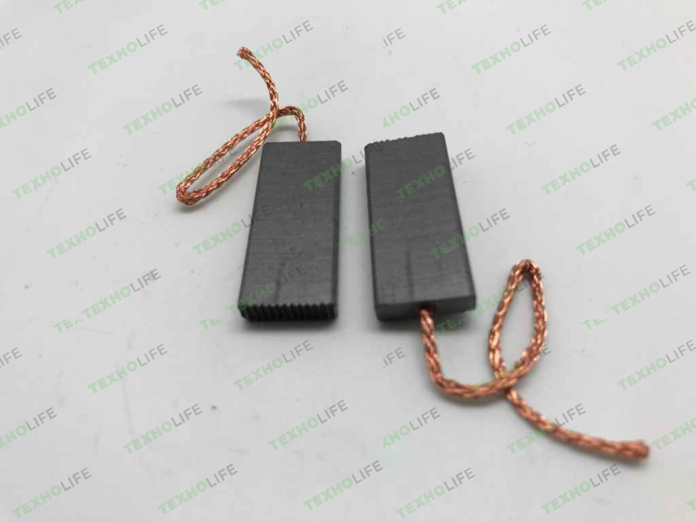 Щетки электродвигателя стиральной машины, 5*13,5*35мм провод от центра, моно